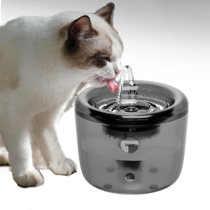 Pet Automatic Circulating Filter Water Fountain Large Capacity Induction Water Outlet